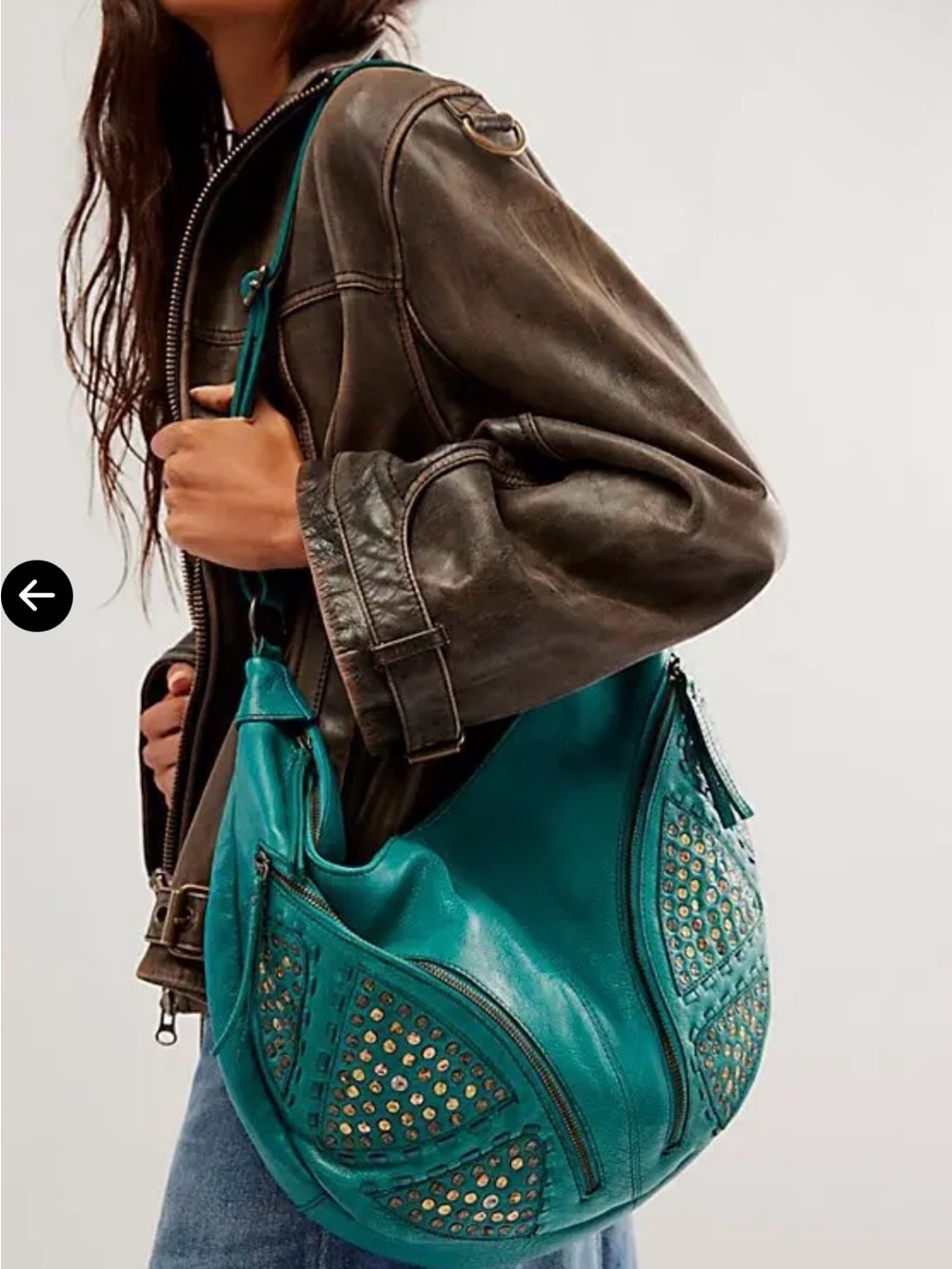 Free People West Side Studded Sling Bag